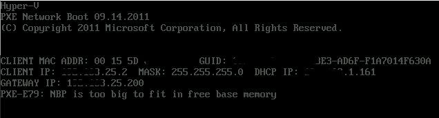 PXE-E79