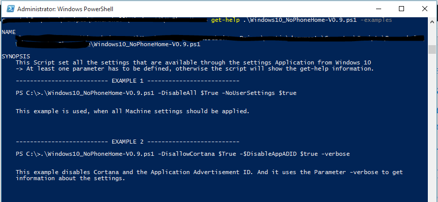 Powershell Script Examples