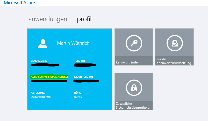 Azure AD Alternate Email Address