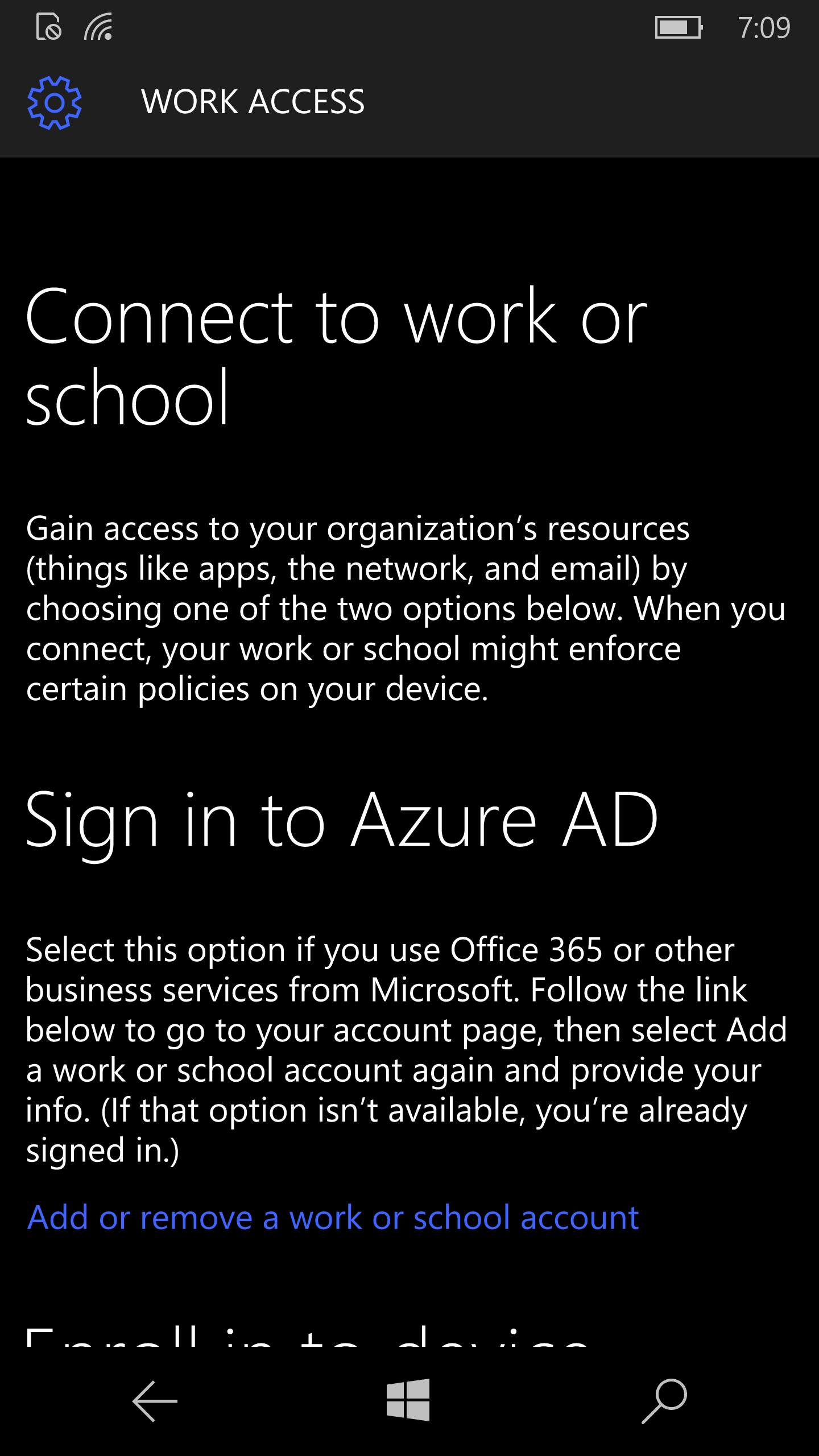 Sign in to Azure AD
