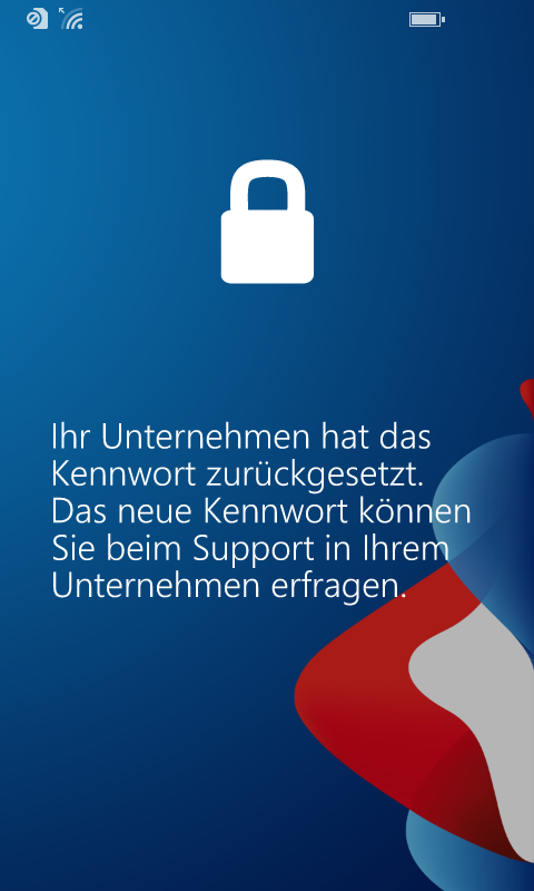Contact Helpdesk for passcode
