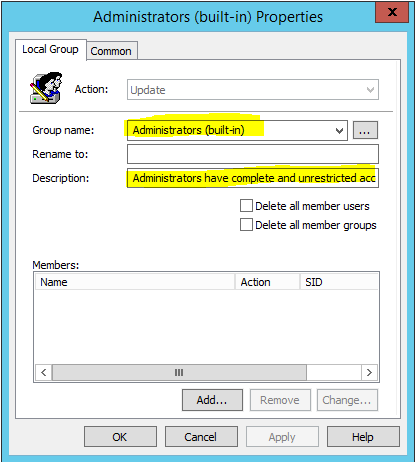 Group Policy Preference