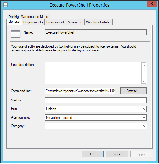ConfigMgr Program
