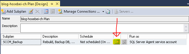Schedule SQL Maintenance Plan