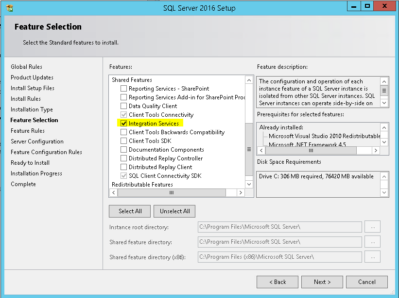 SQL Integration Services