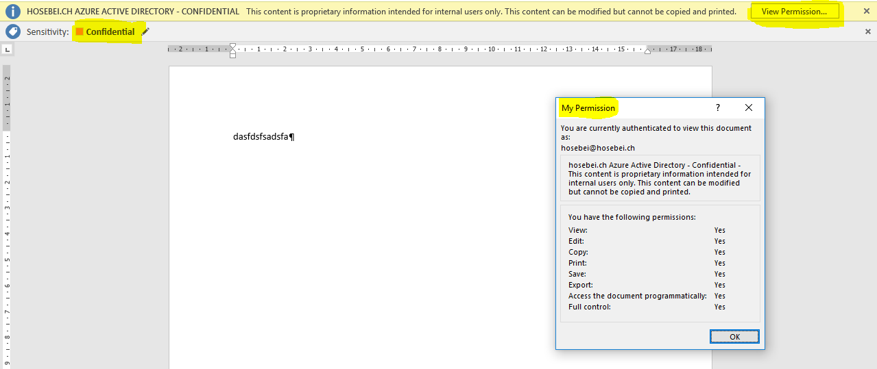 AIP Office Permissions